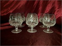 12 beautiful Waterford Brandy glasses