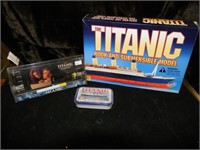 VERY RARE TITANIC BOOK AND SUBMERSIBLE MODEL