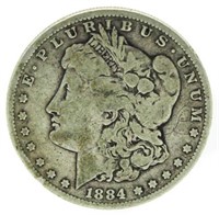 1884=P Morgan Silver Dollar