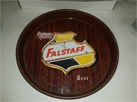 Old Falstaff premium quality beer advertising tray