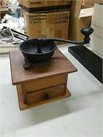 Antique crank coffee grinder

Office