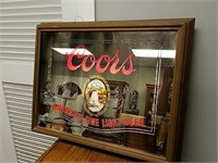 Vintage 20 by 25 inch Coors America's fine light