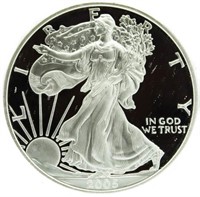 2005 Proof American Eagle Silver Dollar