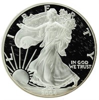 2004 Proof American Eagle Silver Dollar