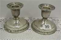 Birks Sterling Silver Candlestick Pair