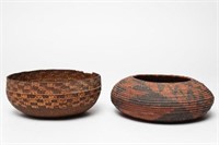 Antique Native American Woven Containers, 2
