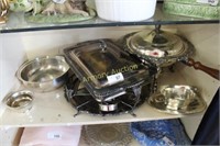 LARGE LOT - SILVERPLATED ITEMS