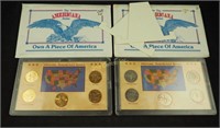 2001 G P & 1999 D Americana Quarter Sets