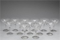 Val St. Lambert Crystal Champagne Coupes, 13