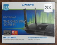 Linksys Ac2600 Max Stream Router New