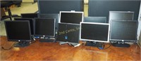 Lot Of 11 Dell Lcd Computer Monitors