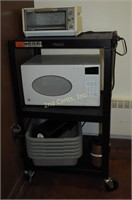 Apollo Power Cart W/ Microwave & Toaster Oven