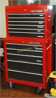 Craftsman 2 Stage Tool Box With Tools
