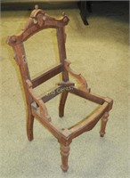 Antique Carved Chair Frame