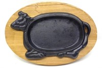 Cast Iron Cow Plate