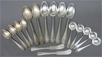 GROUP OF GORHAM 'OLD FRENCH' STERLING FLATWARE