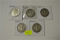 Wallking Liberty Half-Dollar (Choice)