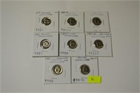 1980 - 1981 Uncirculated Dimes