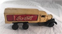 Cast iron Coca-Cola delivery truck