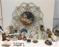 Large Santa Clock & Much More T11A