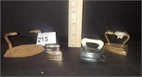 COLLECTIBLE ANTIQUE MINI IRONS