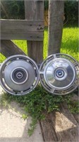 2 CHEVY HUBCAPS