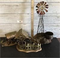 OLD WEST STYLE COPPER ART PIECES