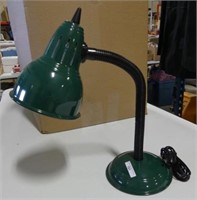 GREEN GOOSENECK DESK LAMP