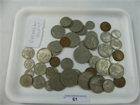 TRAY - RHODESIAN COINS