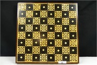 MOTHER OF PEARL INLAID CHESS SET