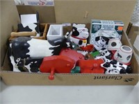 BOX - HOLSTEIN NAPKIN RINGS, CANDLE HOLDERS, ETC.