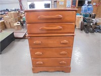 Wooden 5 Drawer Chest of Drawers