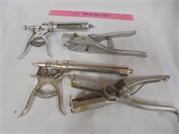 Cattle vaccination tools