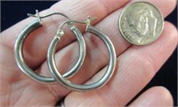 sterling silver hoop earrings