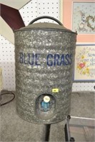 Vintage Blue Grass Water Dispenser