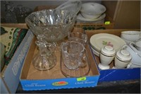 Cut Glass Cream/Sugar & More