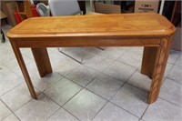 Solid Oak Sofa Table