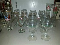 Anheuser-Busch Budweiser vintage glassware
