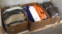 3 BOXES OF NEW SHIRTS