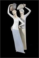 Signed LLAdro Porcelain Ladies Figurine