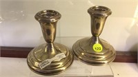 PAIR OF TOWLE STERLING SILVER CANDLE HOLDERS