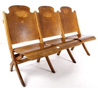 Montana Wooden Frame Folding Theater Chairs