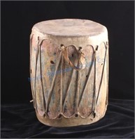19th Century Cochiti Pueblo Polychrome Drum