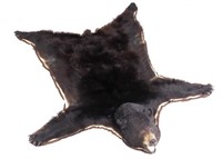 Large Montana Black Bear Taxidermy Trophy Rug