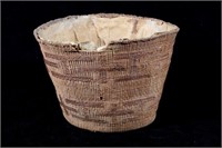 Rare Yuma Indian Hand Woven Paper Lined Basket