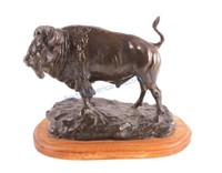 Bob Scriver Dakota Bull Bronze Sculpture