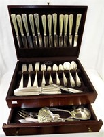 Sterling Silver Flatware In Fitted Case