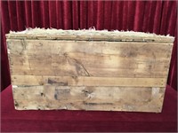 Large Vintage Wood Shipping Crate