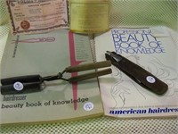 Beautician's Books Hair Crimpers, Thinning Shears
