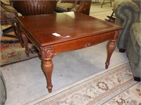 Lot #77 Cherry square cocktail table with